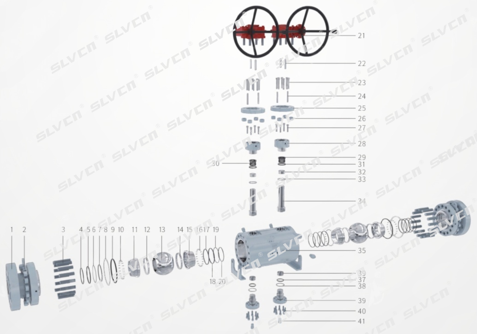 DBB Ball Valve Válvula de bola DBB