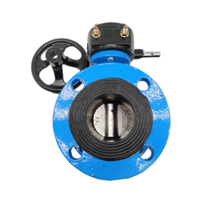 Válvula de mariposa de brida manual