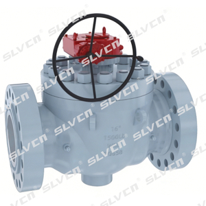 Válvula de bola montada en muñón WCB DBB de entrada superior de 1500 lb