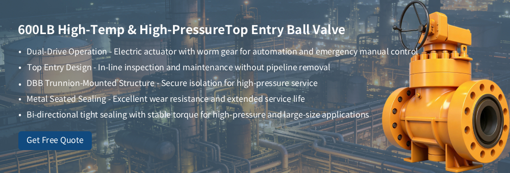 Banner de v&aacute;lvula de bola de entrada superior