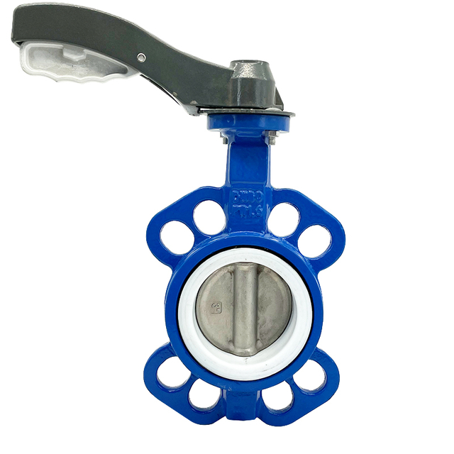 Válvula de mariposa de oblea manual