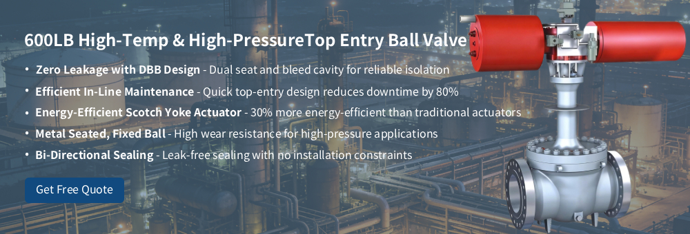V&aacute;lvula de bola de entrada Scotch YokeTOP clase 600